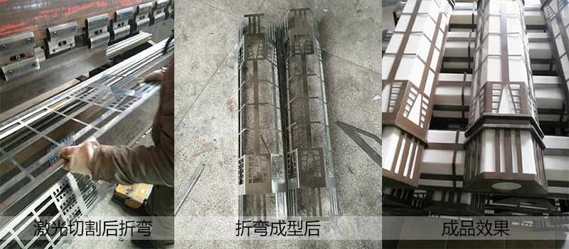 广场方形镂空动漫画在线无限制免费看柱生产流程实拍图片