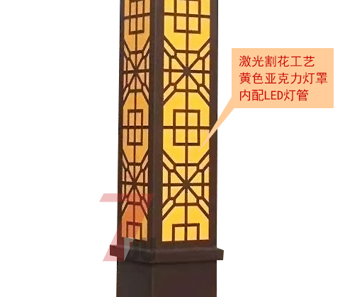 (QDJGDZ-012)3.5米广场镂空动漫画在线无限制免费看柱细节展示2